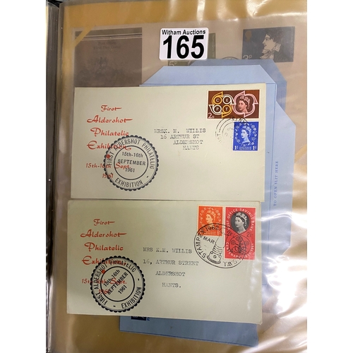 165 - A folder containing in excess of x40 First Day Covers, predominately 1970's,  in a variety of themes