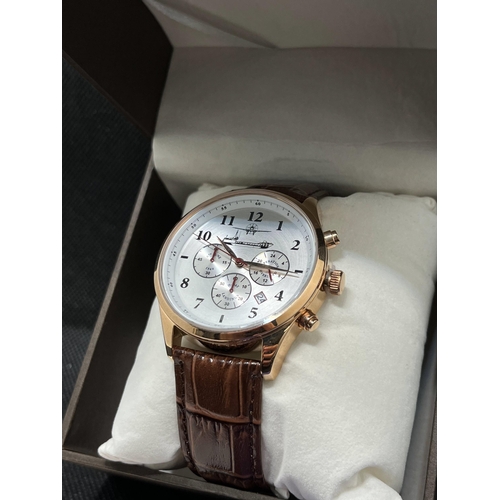 28 - An Imperial War Museum 'Heroes of D-day 75th anniversary' chronograph watch with a leather strap and... 