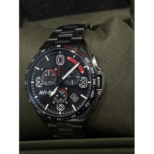 36 - X2  AVI-8 gents wristwatches - In commemorating the incredible life of an American fighter ace and c... 