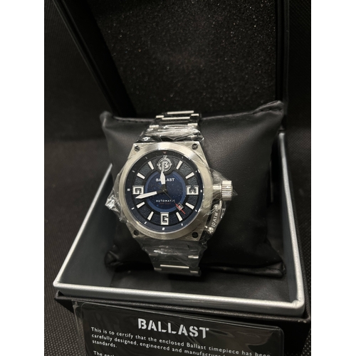 49 - A Ballast 'The Valiant Automatic wristwatch, 44mm case, 1 out of 1000 pieces,  as new with box with ... 