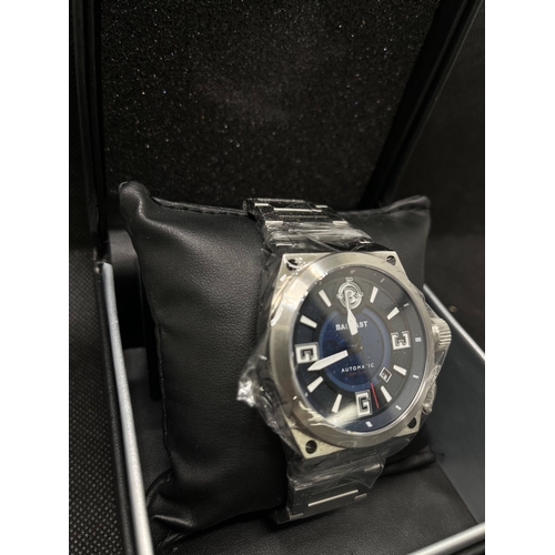 49 - A Ballast 'The Valiant Automatic wristwatch, 44mm case, 1 out of 1000 pieces,  as new with box with ... 