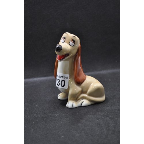 130 - Wade porcelain model of Dachsie dog: Walt Disney series