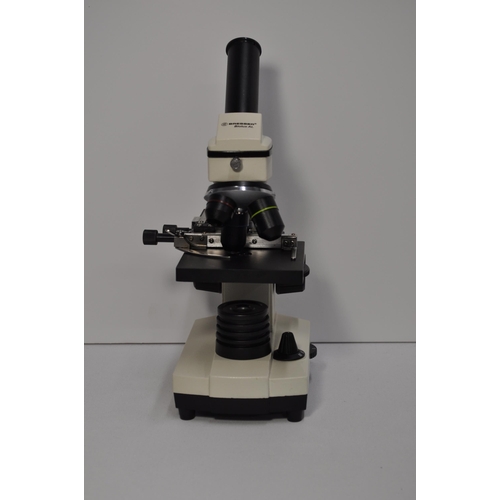 151 - Bresser Biolux AL 20x 1280x Microscope with case and accessories