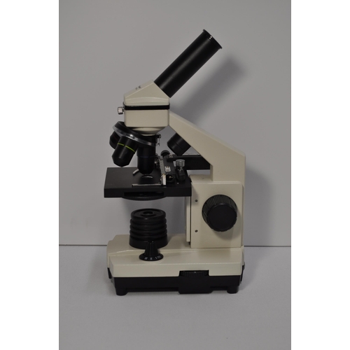 151 - Bresser Biolux AL 20x 1280x Microscope with case and accessories