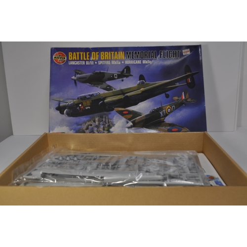 153 - Airfix British aerospace Harrier GR3 Series 5 1:48 scale (sealed)  together with Airfix Battle of Br... 