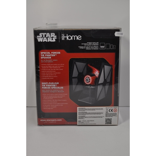 162 - Star Wars i Home blue tooth special forces Tie Fighter speaker, with box