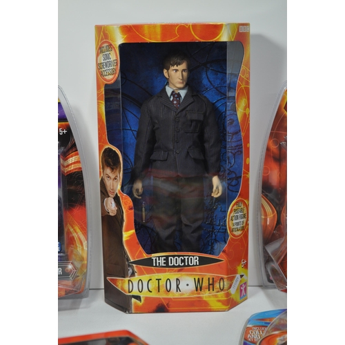 167 - A quantity of boxed Doctor Who Series 1-4 figures by Character to include Doctor, Rose, Slitheen, Th... 