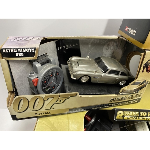 182 - 007 James Bond bundle to include - Corgi 007 vehicles, For Your Eyes Only, Thunderball (working gadg... 