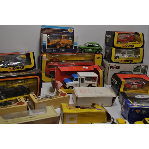 183 - A selection of boxed Corgi toy cars, matchbox etc. cars and other boxed and unboxed diecast cars