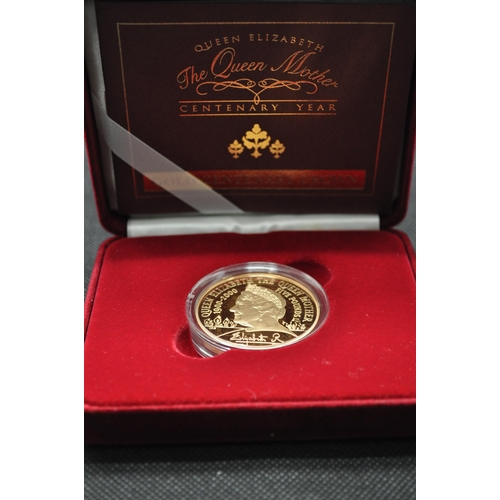 269 - Royal Mint The Queen Mother Centenary Year 22ct gold Centenary Crown, Certificate no. 2245/3000, wit... 