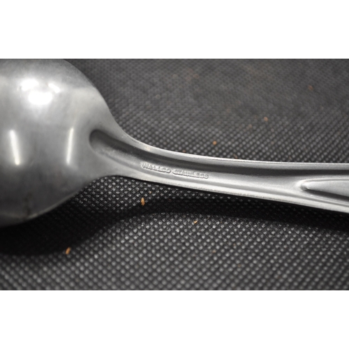 210 - WW2 US Army Spoon marked Wallco Stainless,  verbal provenience given: Smeathan Hall, Bulmer, spoon f... 