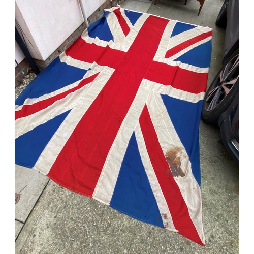 224 - Very Large Union Jack flag, A/F measuring  x140