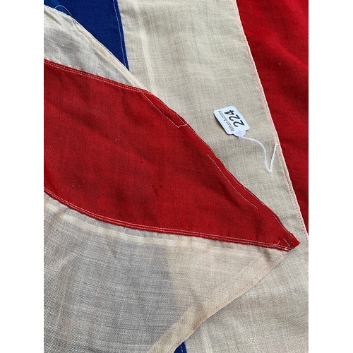 224 - Very Large Union Jack flag, A/F measuring  x140