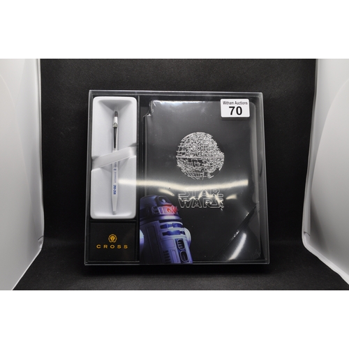 70 - Star Wars R2-D2 rolling ball pen and journal set AT0625SD-24/1 by Cross