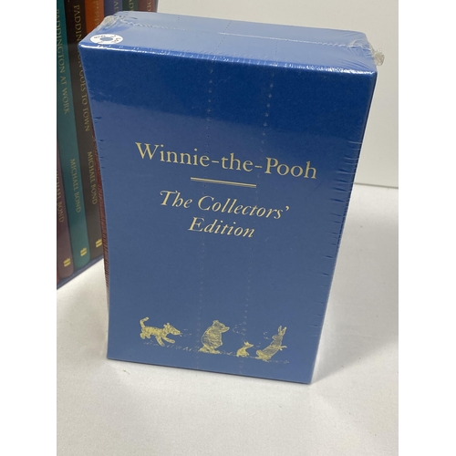 96 - Two book sets, to include The Complete Paddington collection, 12 volumes total, together with Winnie... 