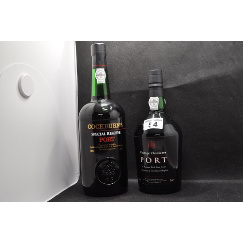 54 - Two bottles of Port to include Vintage Character Port 35cl and Cockburn's Port Special reserve 1L