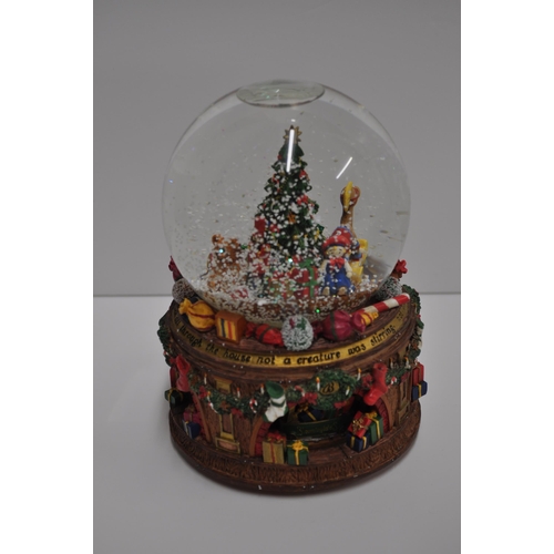 43 - Bloomingdales, Macy's  Snow Globes in original boxes with Harrods 20th anniversary bear 2005 musical... 