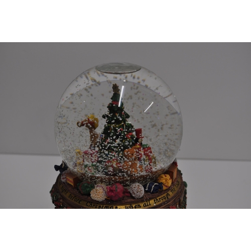 43 - Bloomingdales, Macy's  Snow Globes in original boxes with Harrods 20th anniversary bear 2005 musical... 