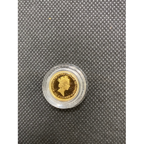 269a - Britannia 1996 gold proof £10 coin. Certificate No 0905, with box