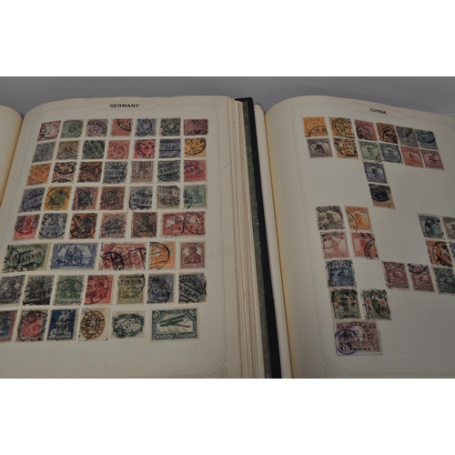 46 - Three hardback Simplex Deluxe Albums by Stanley Gibbons containing a selection of various stamps fro... 