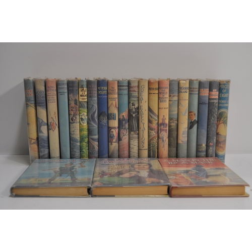 55 - Dean & Sons collection of vintage hardback books, titles  to include Twenty Thousand Leagues under t... 