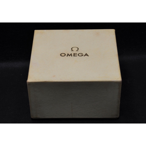 107 - Omega leatherette watch box with original outer case