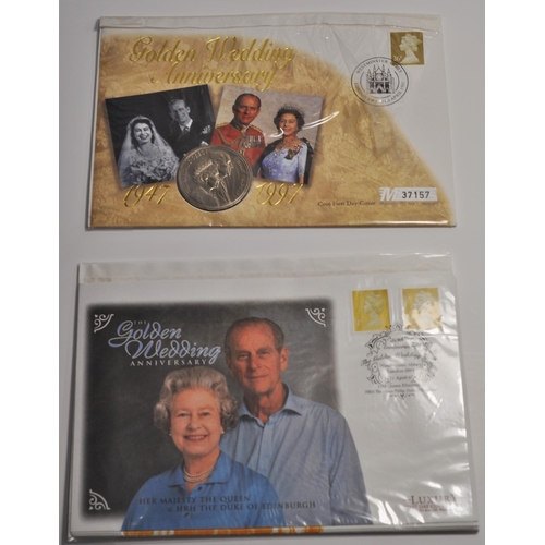 150 - x2 Royal wedding commemorative coin cover William & Kate together with x3 Cook Island 1 Dollar Coins... 