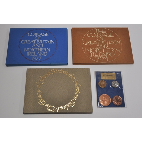 161 - x3 sets of Royal Mint UK Proof coin collection 'The Coinage of Great Britain and Northern Island' 19... 