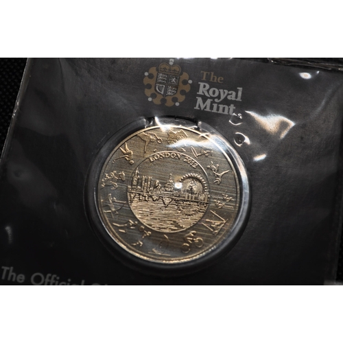 169 - Harrington & Bryne 2015 St George & the Dragon Sterling Silver £5 coin, boxed with Certificate  toge... 