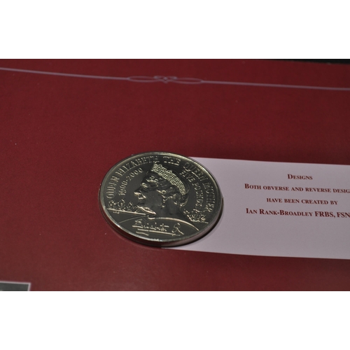 178 - x2 Royal Mint Her Majesty Queen Elizabeth The Queen Mother Silver Proof Memorial Crown with Certific... 