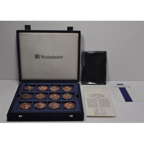 180 - Westminster Collection - The Jean Dassier Medal Collection with certificate of authenticity/entitlem... 