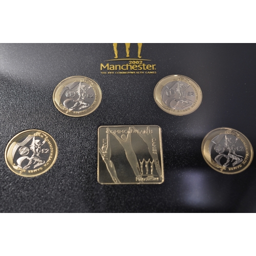 187 - Royal Mint 2002 Manchester Commonwealth games £2 Coin set, in box with certificate of authenticity, ... 