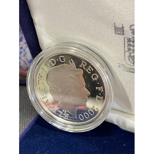 36 - Royal Mint Queen Mother Centenary Year 2000 silver proof centenary crown (£5 denomination) in origin... 