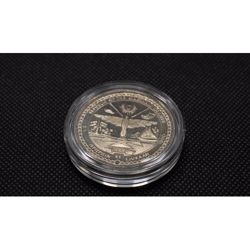 181 - Silver 1 Dollar Coin The Australian Kookaburra 1 oz.999 silver coin in capsule, together with Silver... 