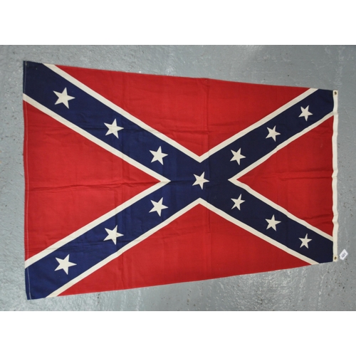 101 - Defiance 50 States American Stars and stripes flag together with a Confederate flag, both 5ft x 3ft