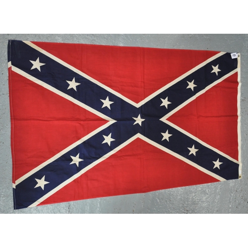 101 - Defiance 50 States American Stars and stripes flag together with a Confederate flag, both 5ft x 3ft