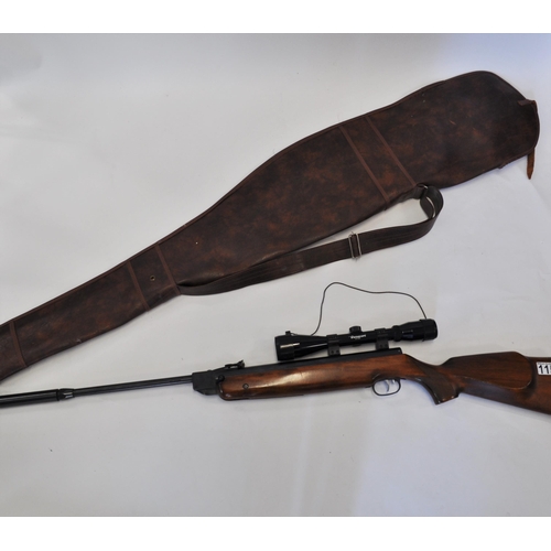 115 - Weihauch .22 Air Rifle HW 80 K 5.5kal , serial no. 1111798 with Vistascope 4x40 telescopic sight  an... 