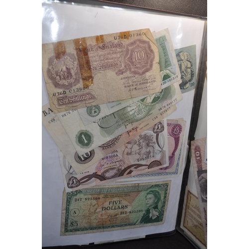 137 - A collector's entry of in excess of 250 Bank Notes. Varying in dates and denominations from continen... 