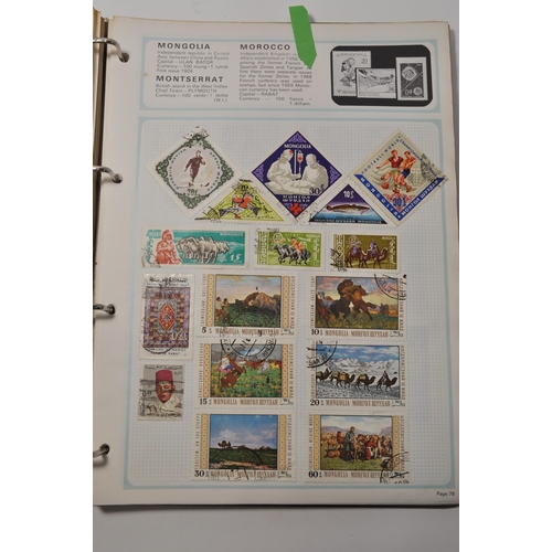 139 - Stanley Gibbons Worldex stamp album with stamps from around the world and other items to include fir... 