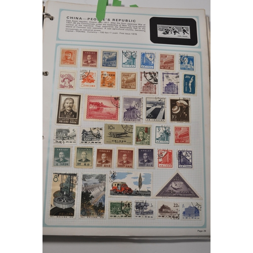 139 - Stanley Gibbons Worldex stamp album with stamps from around the world and other items to include fir... 