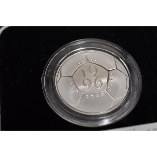 147 - Royal Mint 1996 silver proof £2 coin, A celebration of Football, boxed with certificate