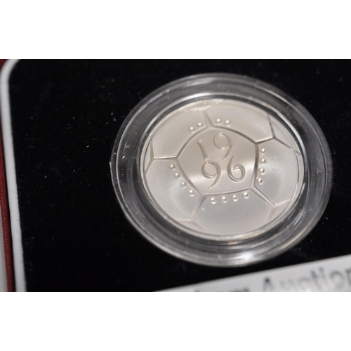 147 - Royal Mint 1996 silver proof £2 coin, A celebration of Football, boxed with certificate