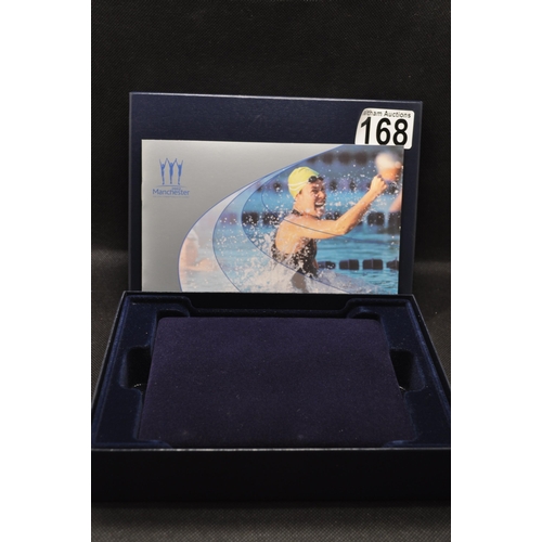 168 - Royal Mint 2002 Manchester Commonwealth Games, Limited Edition cased set of 4 UK silver proof £2 coi... 