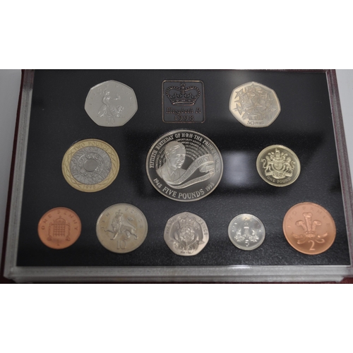 173 - 1996 Royal Mint UK Proof coin collection 25 years of decimal coins with certificate of authenticity ... 