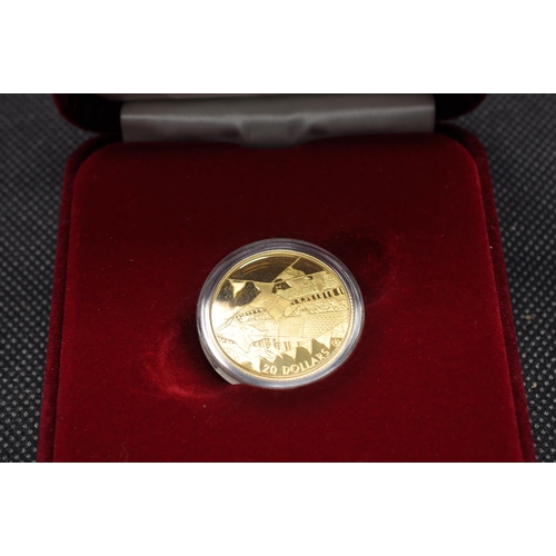 189 - Royal Mint 2002 Queen Elizabeth II Golden Jubilee Street Parties 14 carat Gold Proof Cook Islands Tw... 