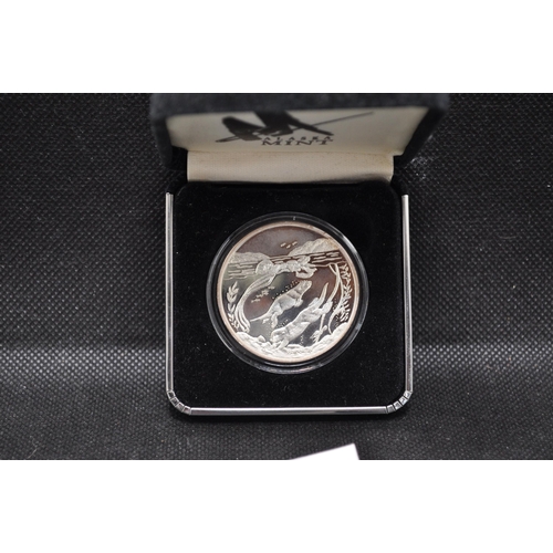 200 - Fine Silver .999 Alaska Mint Sea Otter Medallion, boxed in protective capsule, with brochure