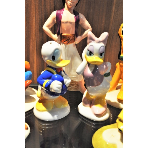 26 - Royal Doulton and Walt Disney figures; Pooh Bear Love Makes all your Bothers Disappear, Jaq, Wind in... 