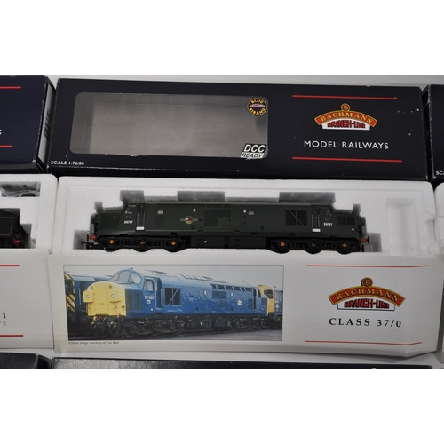 50 - Bachmann model railway trains in original boxes, x 6 items