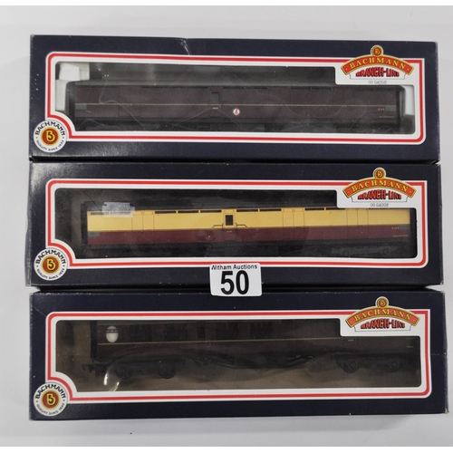 50 - Bachmann model railway trains in original boxes, x 6 items