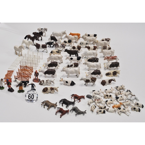 60 - In excess of x40 Britain's Farmyard animals/accessories